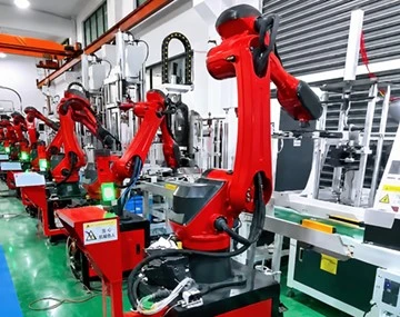 Robotic Metal Machining Line